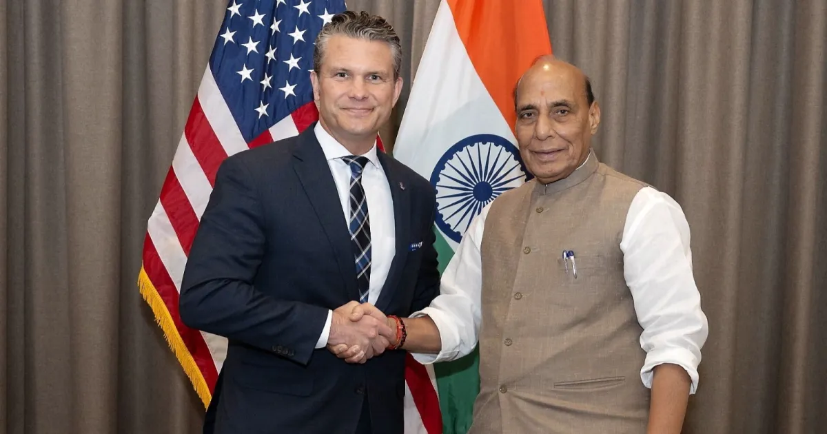 Rajnath Singh and Hegseth Reaffirm India-US Defence Partnership, Pledge Joint Action Against Terrorism