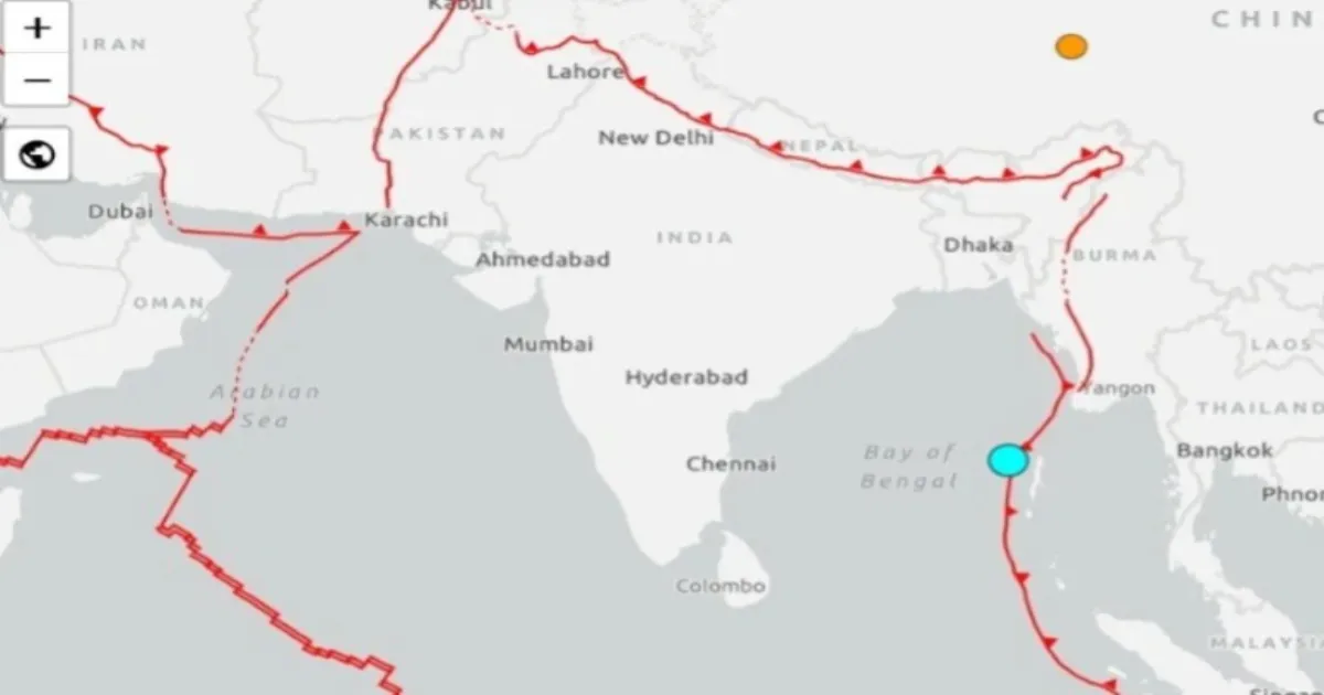 Moderate Earthquake Registers 5.1 Magnitude Near Andaman And Nicobar Islands In Indian Ocean