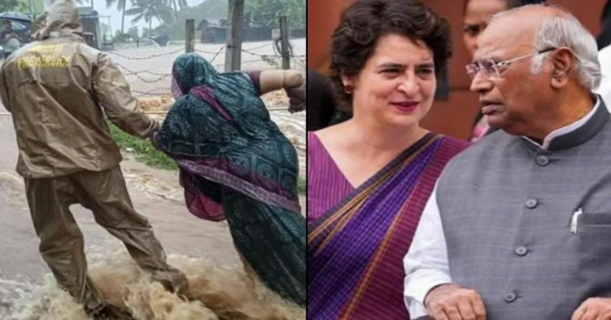 Kharge, Priyanka Gandhi Express Concern Over Cyclone Arnab Devastation in Andhra, Odisha