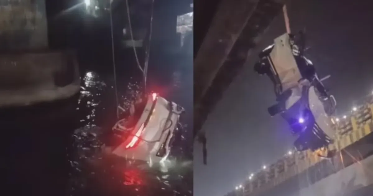 Toyota Fortuner Crashes Into River in Bihar, Car Showroom Owner Dies