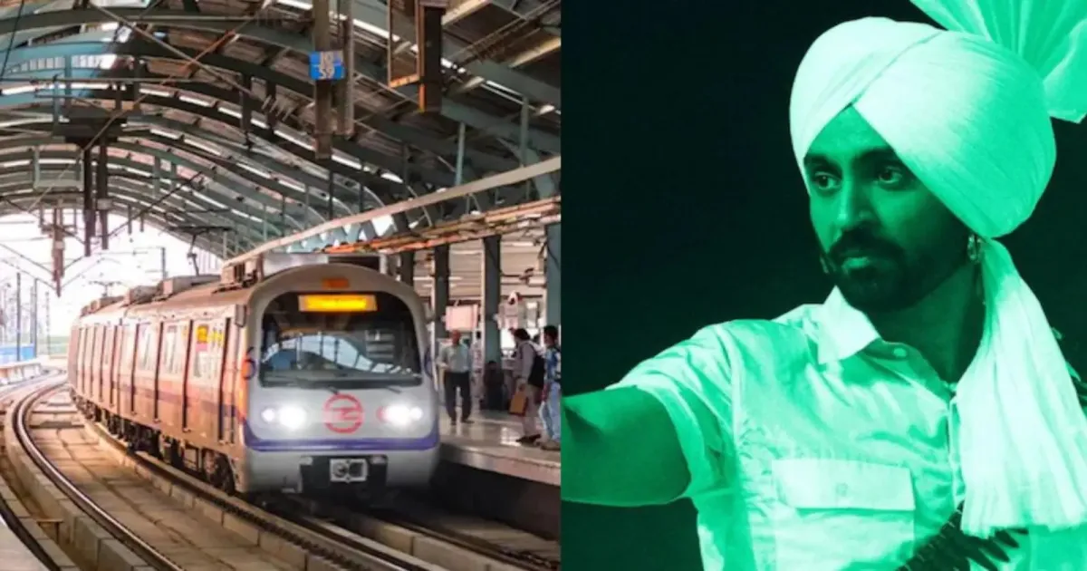 Dosanjh Promotes Delhi Metro As A Convenient Option For Fans Attending His Concert