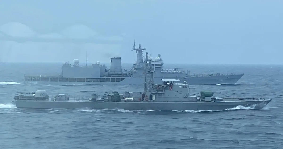 Indian Naval Ships Depart Sri Lanka After Successful Colombo Port Visit