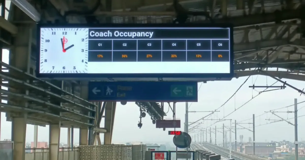 Delhi Metro Riders Can Now Identify Less Crowded Coaches Before Boarding Their Trains 