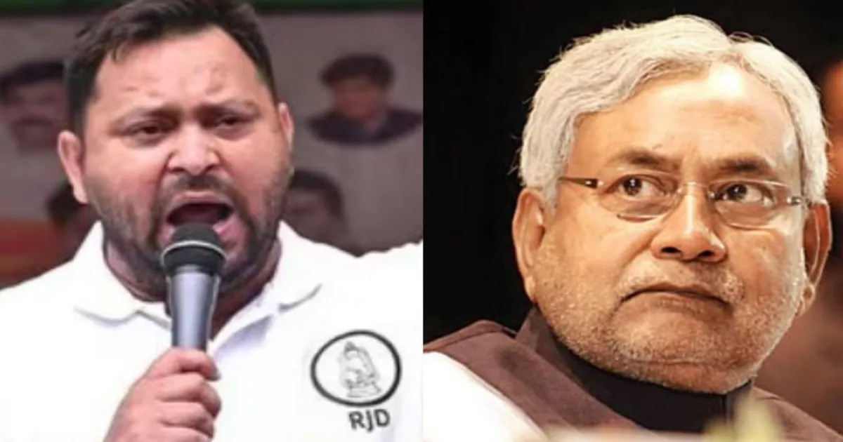 RJD Chief Tejashwi Calls Nitish ‘Copycat CM’