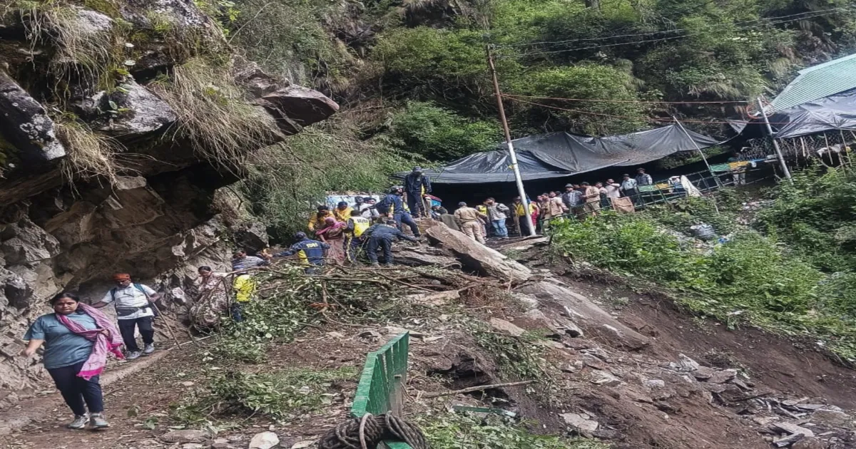 Landslide on Yamunotri Trek Kills Two Pilgrims, One Rescued
